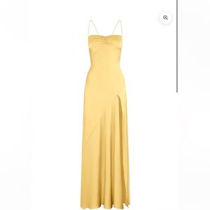 HNTR the Label Gaia Gown Gold Sun - New With Tags and Never Worn